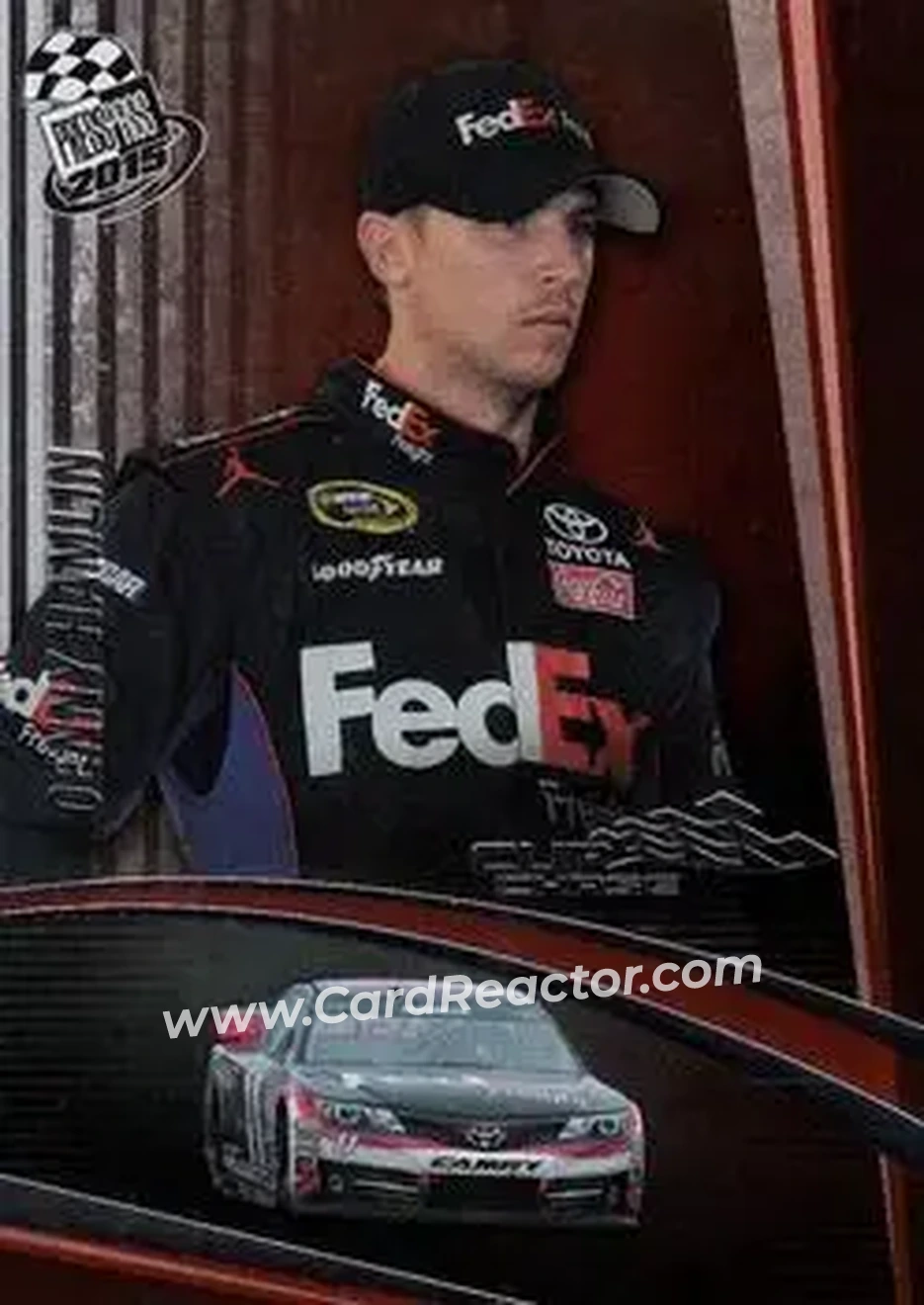 2015 Press Pass Cup Chase #16 - Denny Hamlin - Joe Gibbs Racing - Front