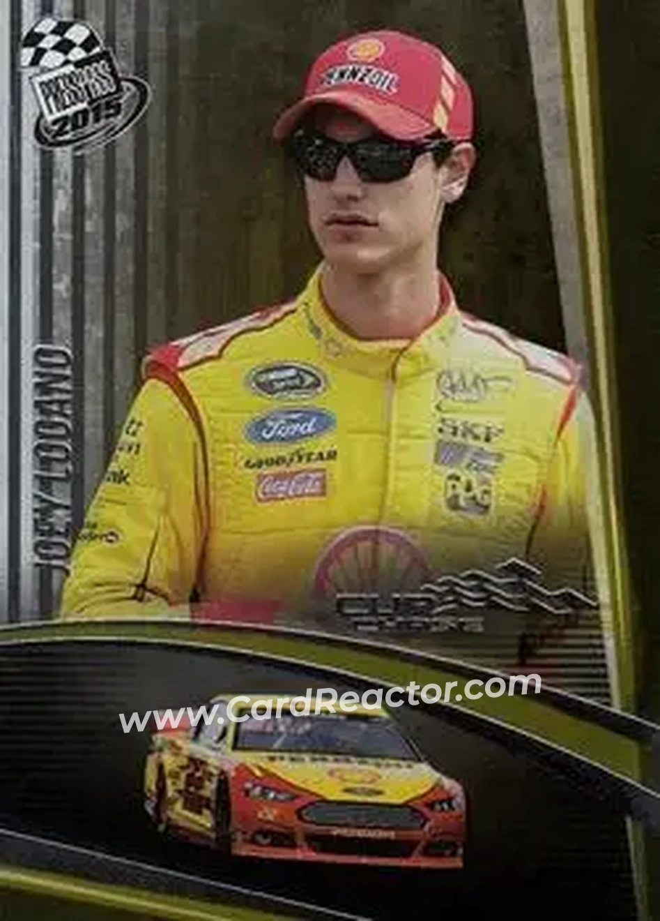 2015 Press Pass Cup Chase #23 - Joey Logano - Team Penske - Front