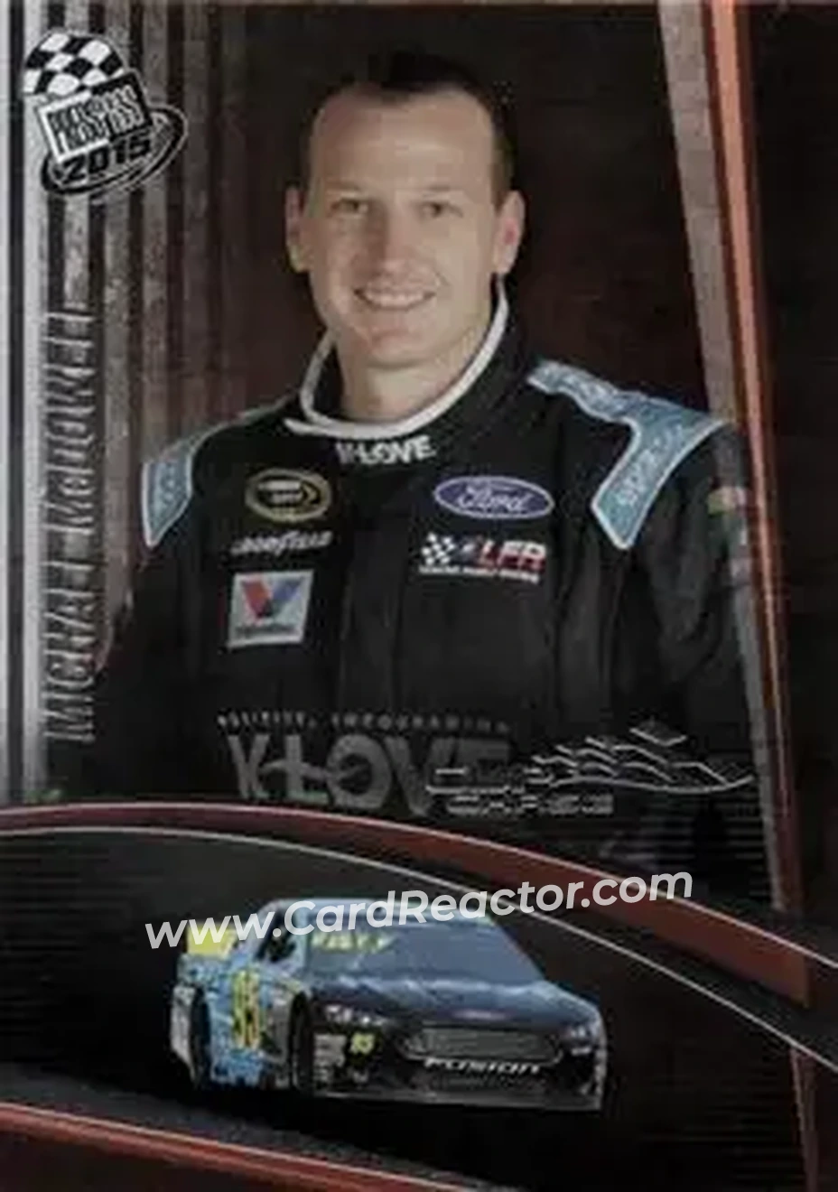 2015 Press Pass Cup Chase #24 - Michael McDowell - Leavine Family Racing - Front