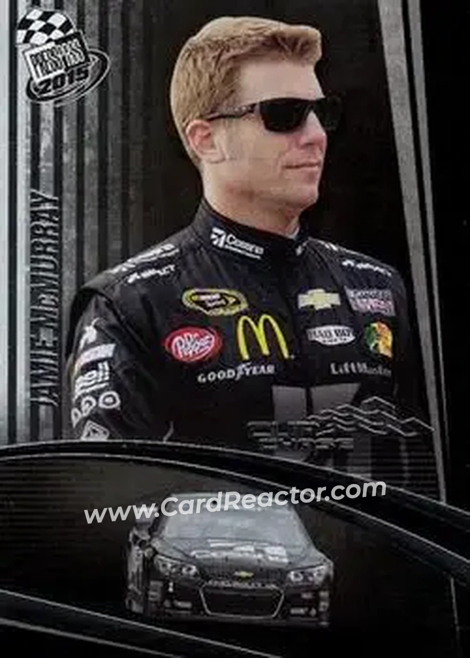 2015 Press Pass Cup Chase #25 - Jamie McMurray - Chip Ganassi Racing with Felix Sabates - Front 2015 Press Pass Cup Chase #25 - Jamie McMurray - Chip Ganassi Racing with Felix Sabates - Front