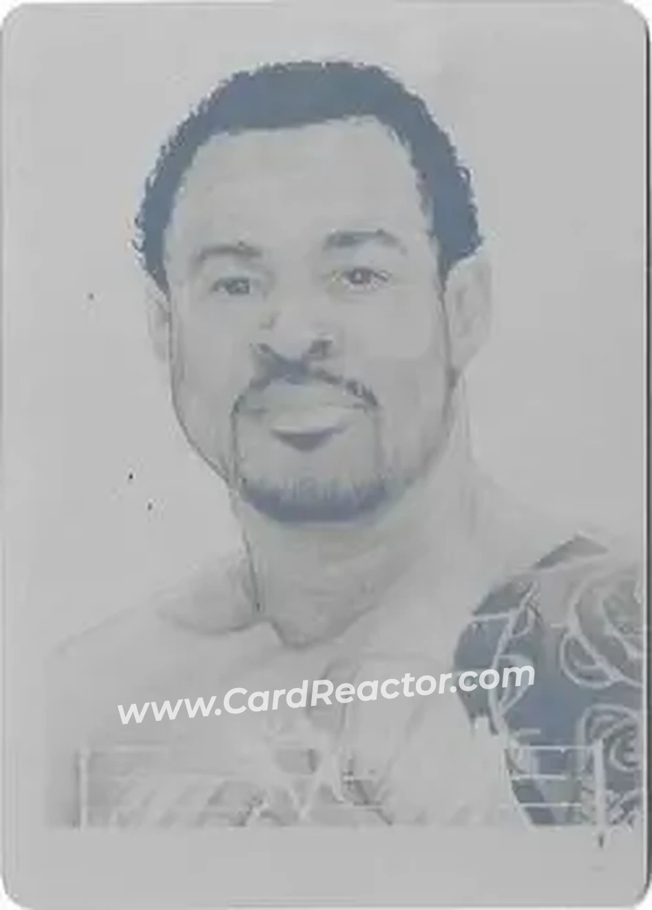 2015 Leaf Sportkings - Printing Plate Cyan #025 - Shane Mosley