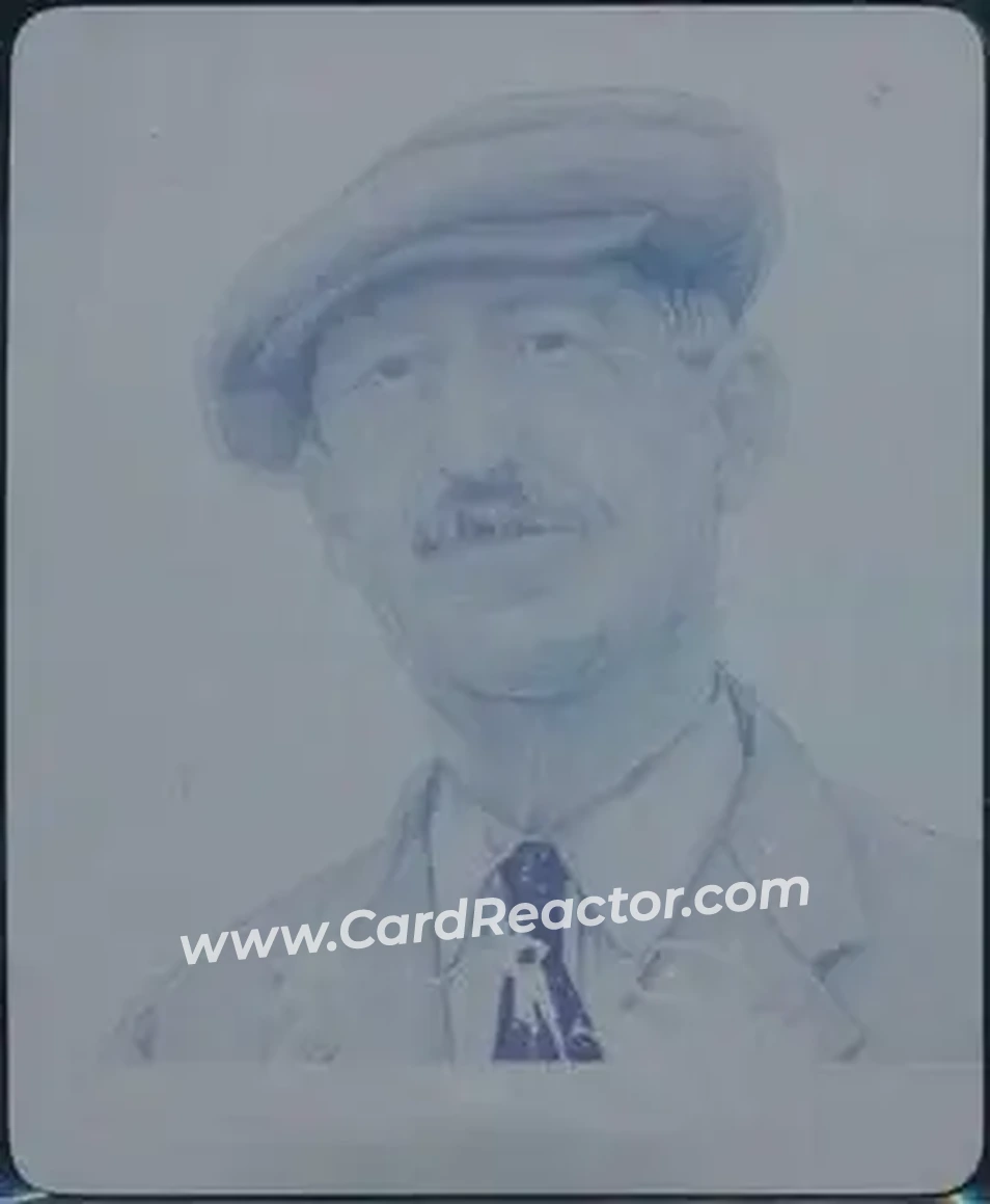 2015 Leaf Sportkings - Printing Plate Cyan #040 - Walter Camp