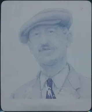 2015 Leaf Sportkings - Printing Plate Cyan #040 - Walter Camp