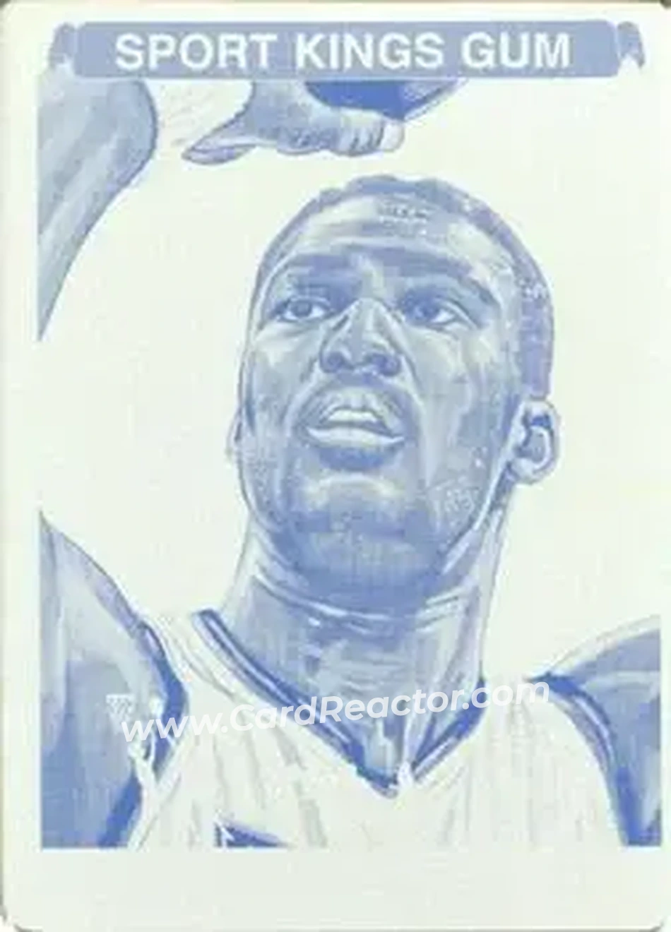 2015 Leaf Sportkings - Printing Plate Yellow #009 - Karl Malone - Utah Jazz - Front