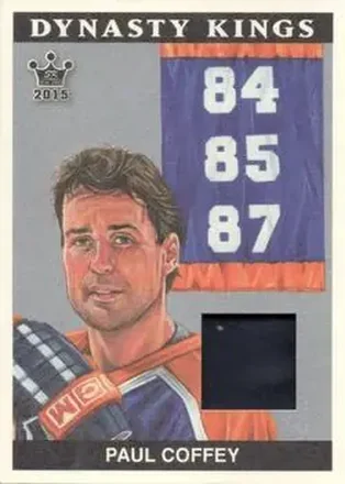2015 Leaf Sportkings - Dynasty Kings Memorabilia #DKJ-PC1 - Paul Coffey - Edmonton Oilers