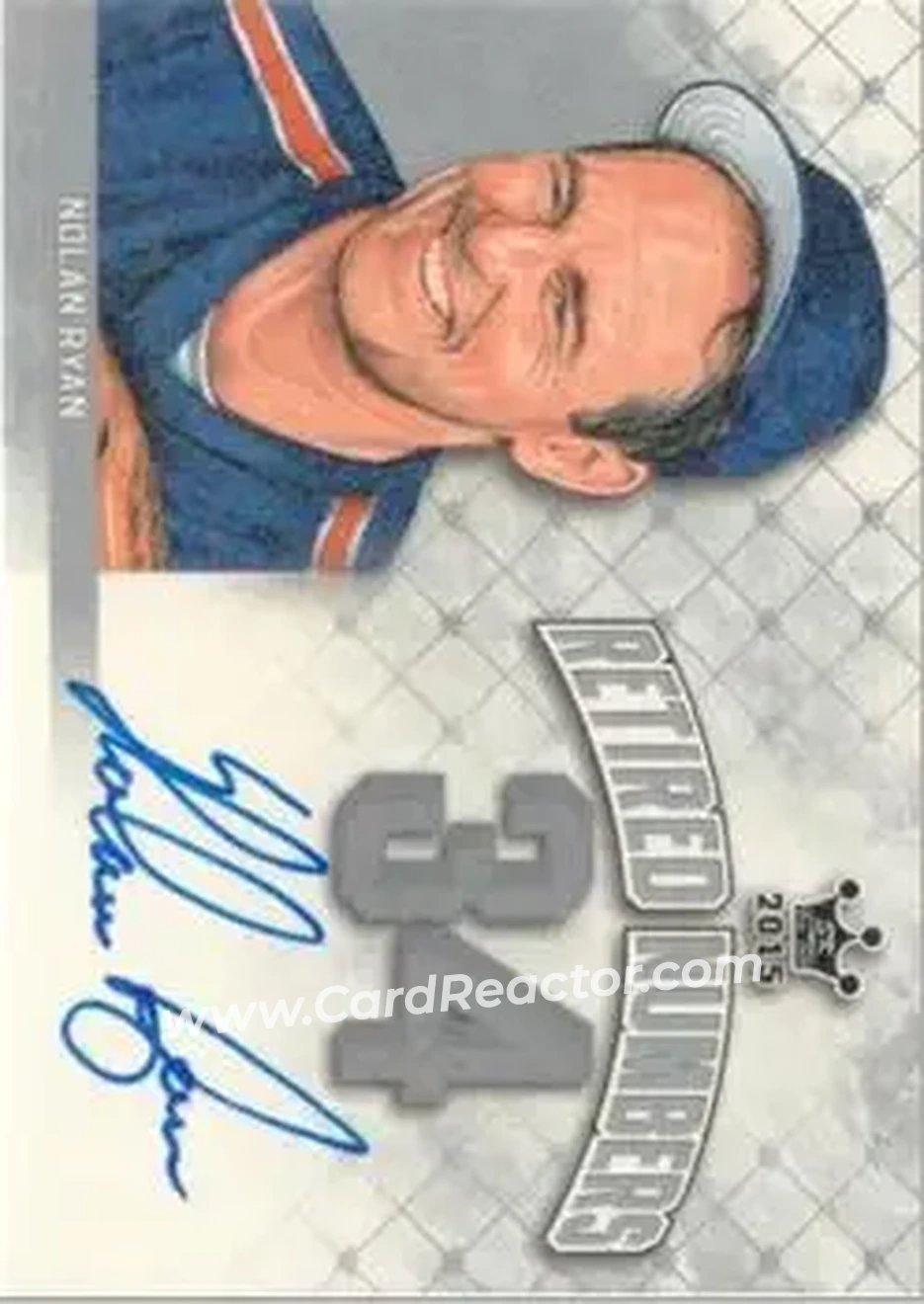 2015 Leaf Sportkings - Retired Numbers Signatures #RN-NR1 - Nolan Ryan - Texas Rangers - Front