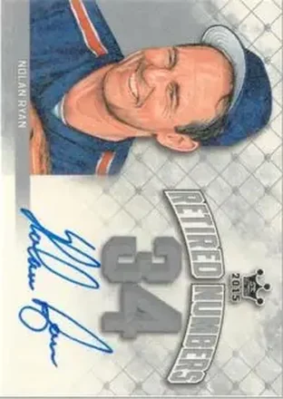 2015 Leaf Sportkings - Retired Numbers Signatures #RN-NR1 - Nolan Ryan - Texas Rangers