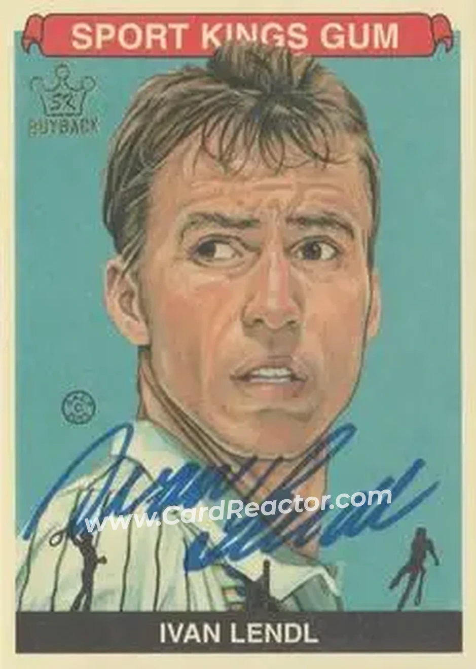2015 Leaf Sportkings - Buyback Autos #109 - Ivan Lendl - Front