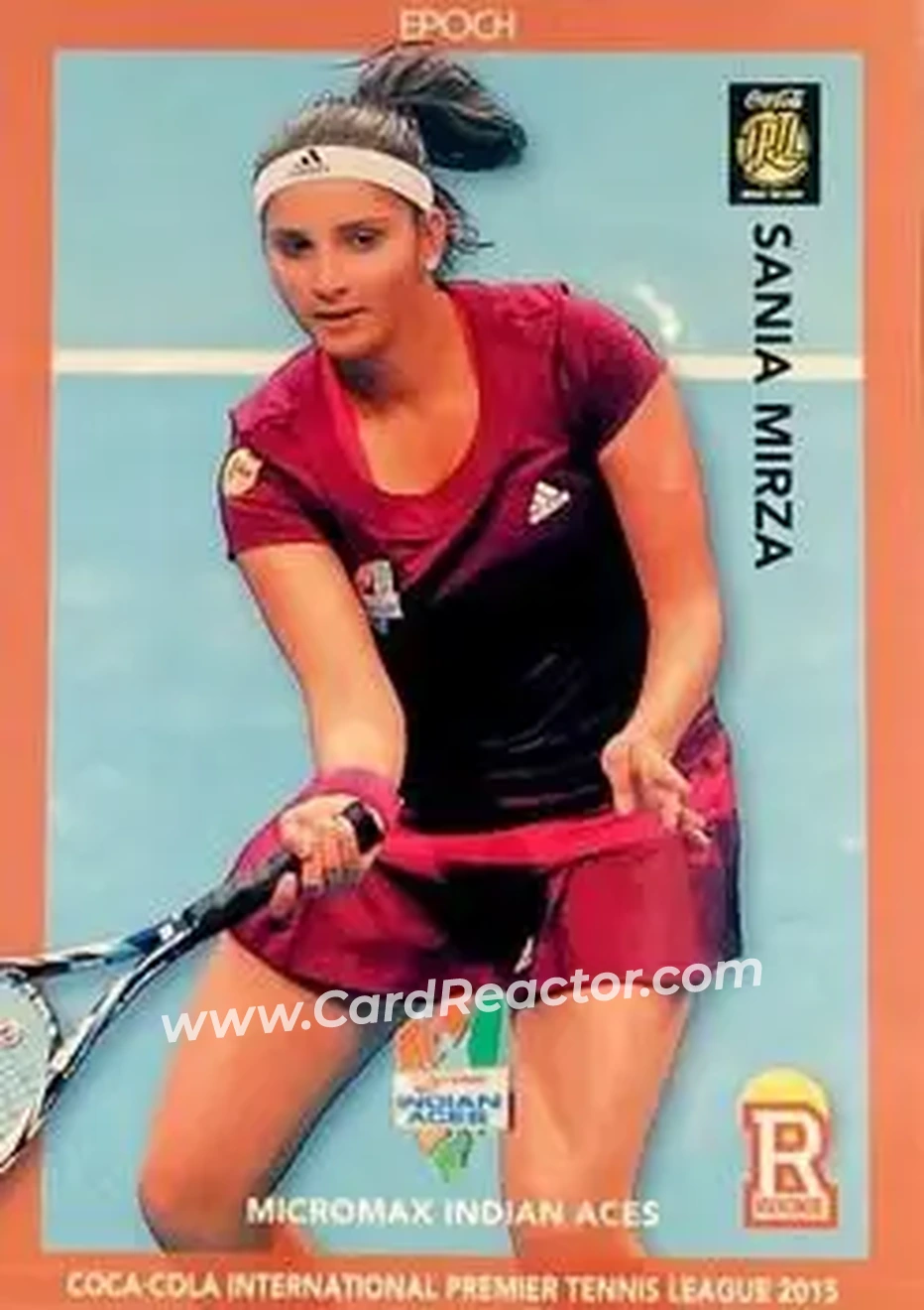 2015 Epoch International Premier Tennis League (Retail) #03 - Sania Mirza - Front 2015 Epoch International Premier Tennis League (Retail) #03 - Sania Mirza - Front