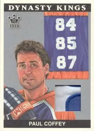 2015 Leaf Sportkings - Dynasty Kings Memorabilia Patch #DKP-PC1 - Paul Coffey