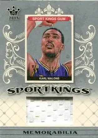 2015 Leaf Sportkings - Sportkings Memorabilia #SJ-KM1 - Karl Malone - Utah Jazz