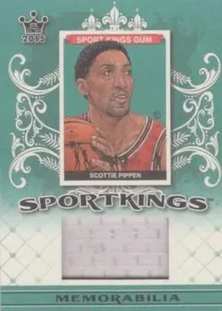 2015 Leaf Sportkings - Sportkings Memorabilia Green #SJ-SP1 - Scottie Pippen