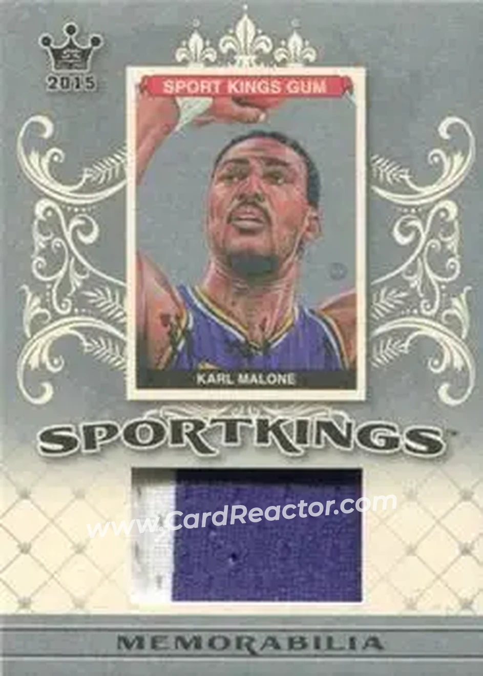 2015 Leaf Sportkings - Sportkings Memorabilia Patch #SP-KM1 - Karl Malone - Utah Jazz - Front 2015 Leaf Sportkings - Sportkings Memorabilia Patch #SP-KM1 - Karl Malone - Utah Jazz - Front