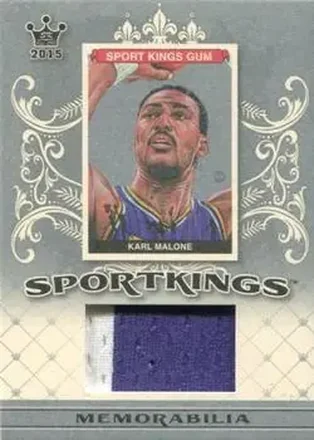 2015 Leaf Sportkings - Sportkings Memorabilia Patch #SP-KM1 - Karl Malone - Utah Jazz