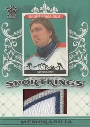 2015 Leaf Sportkings - Sportkings Memorabilia Green Patch #SP-PR1 - Patrick Roy