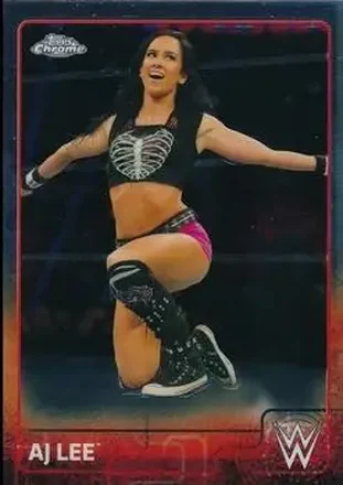 2015 Topps Chrome WWE #2 - AJ Lee