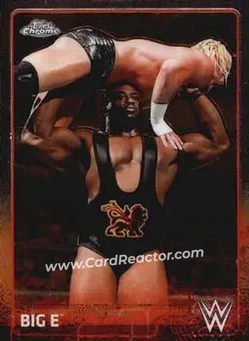 2015 Topps Chrome WWE #6 - Big E - Front