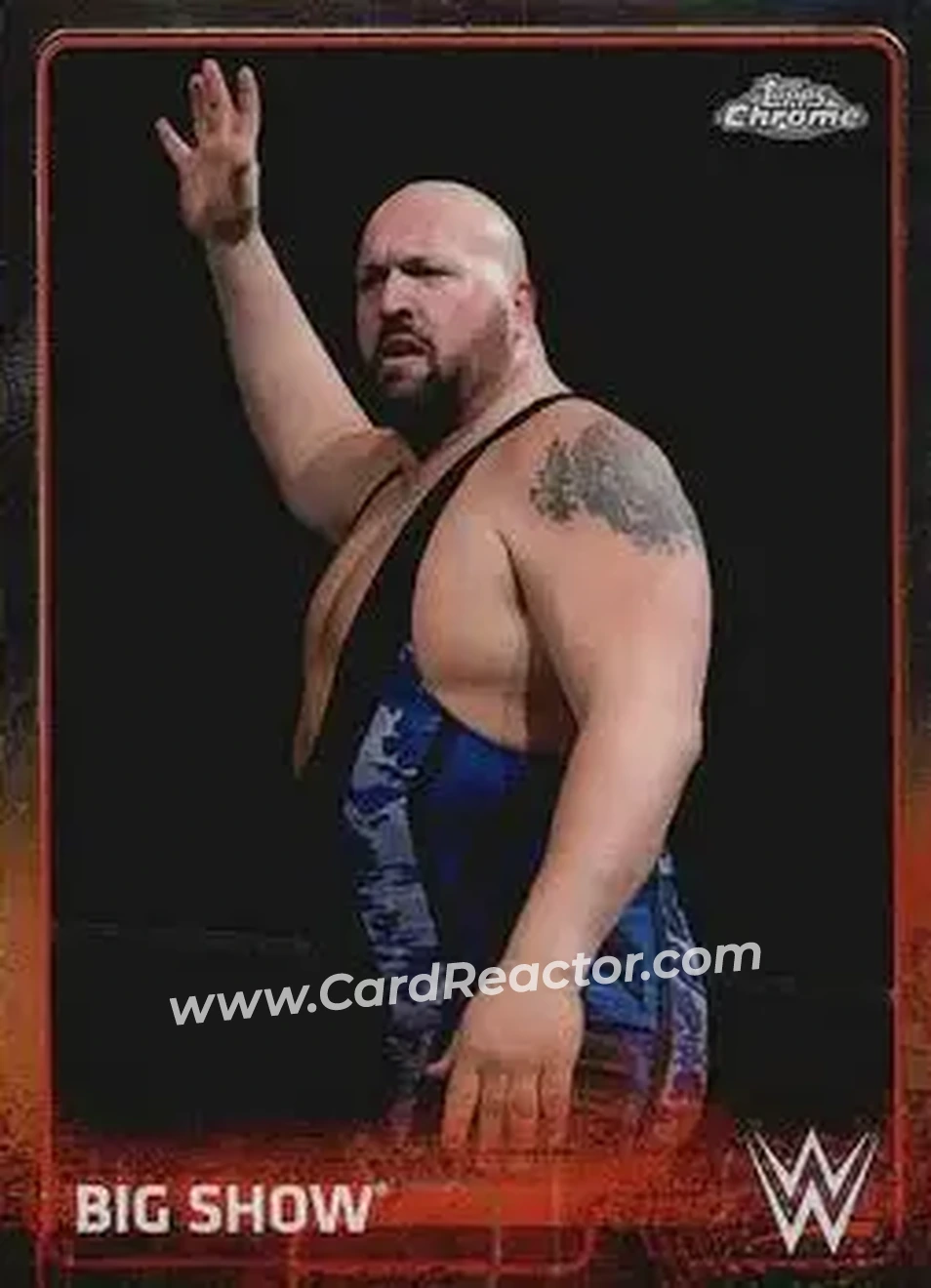 2015 Topps Chrome WWE #7 - Big Show - Front