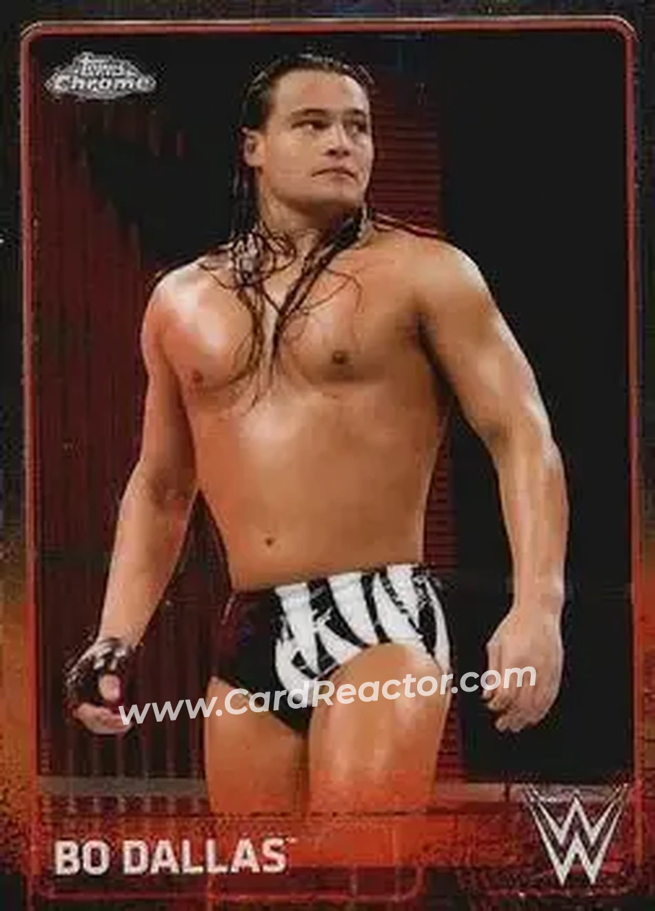 2015 Topps Chrome WWE #8 - Uncle Howdy - Front