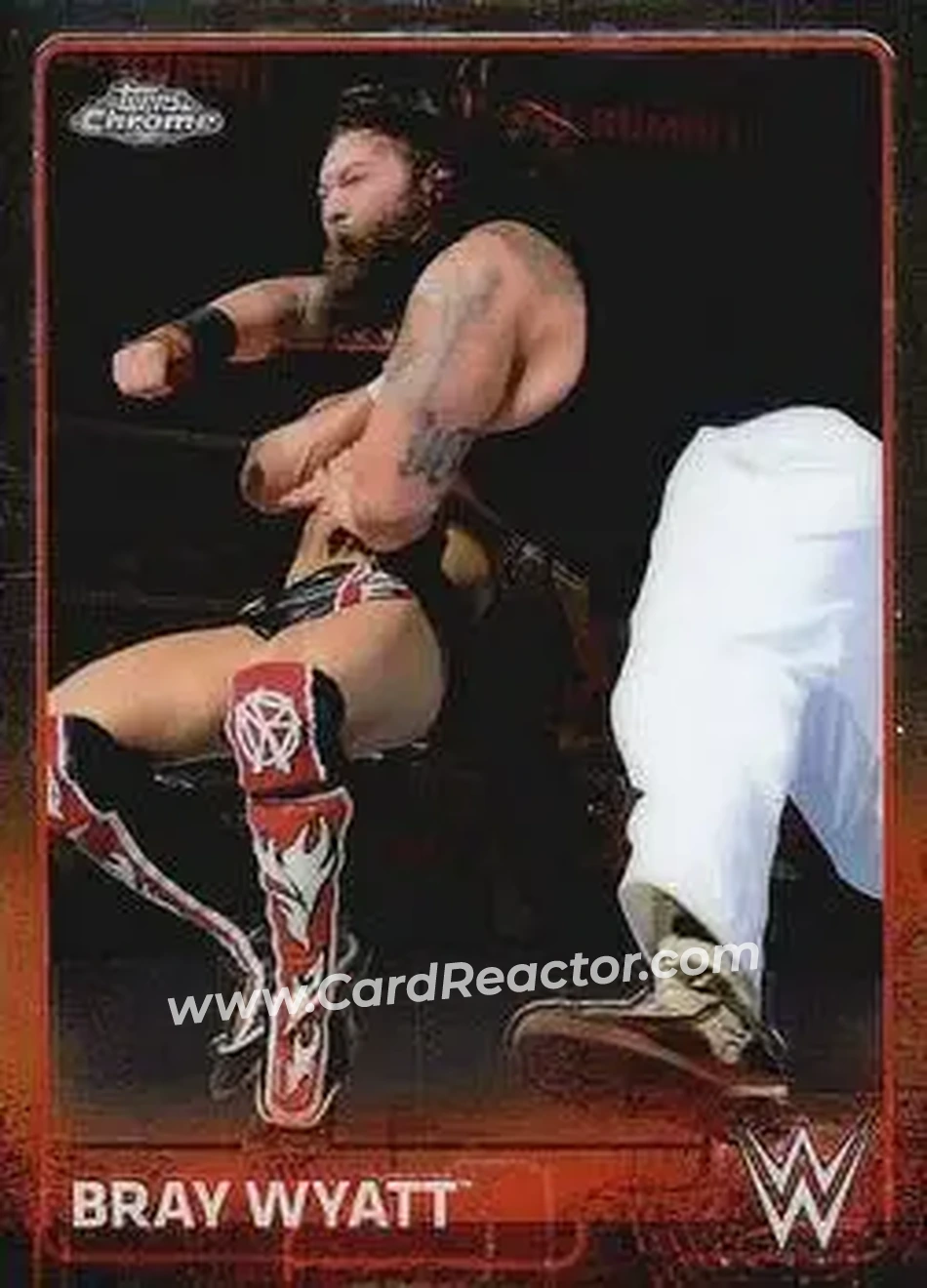 2015 Topps Chrome WWE #10 - "The Fiend" Bray Wyatt - Front