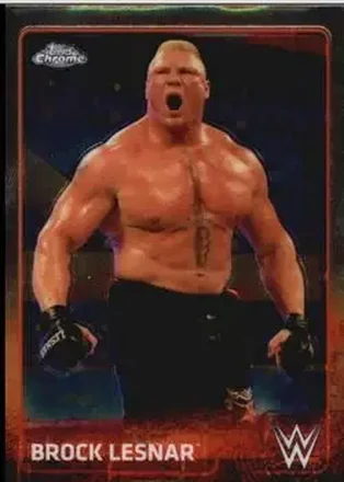 2015 Topps Chrome WWE #12 - Brock Lesnar
