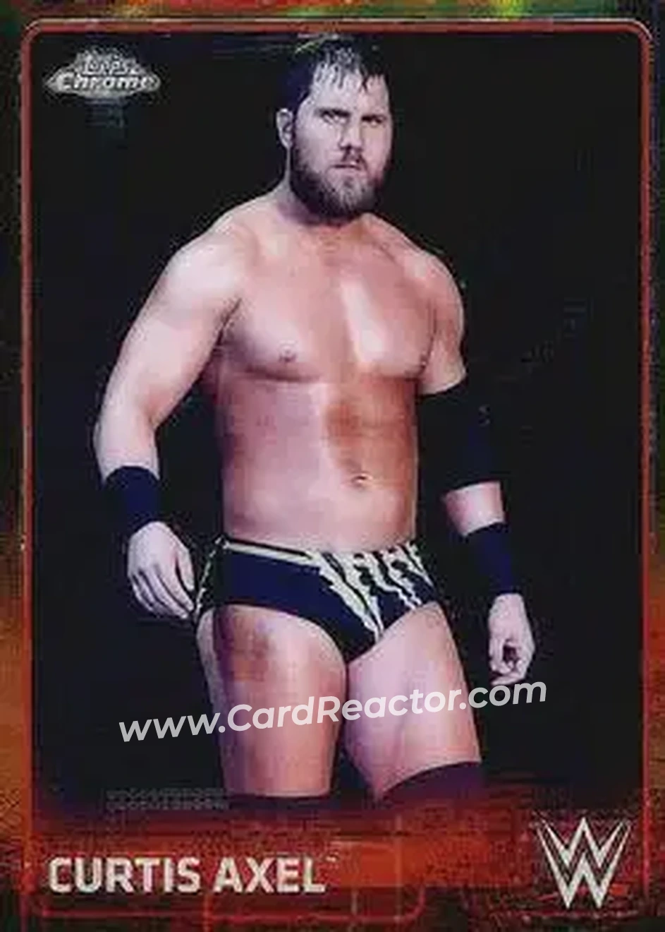 2015 Topps Chrome WWE #17 - Curtis Axel - Front