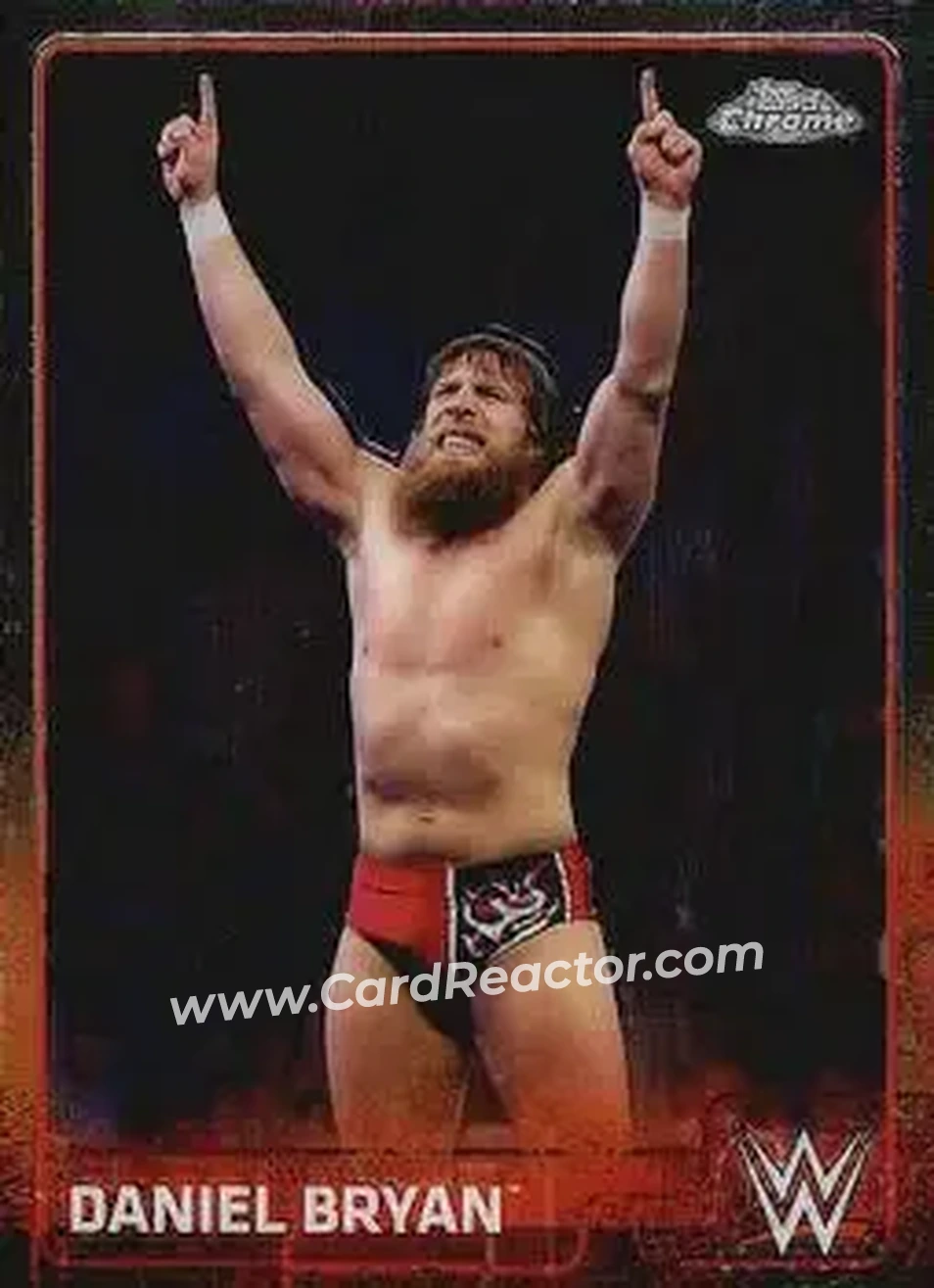 2015 Topps Chrome WWE #19 - Bryan Danielson - Front