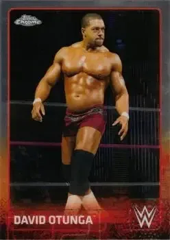 2015 Topps Chrome WWE feature card