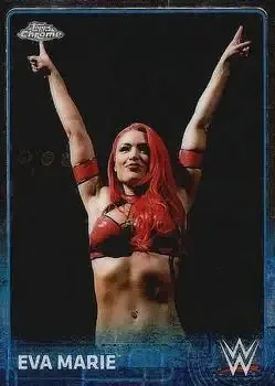 2015 Topps Chrome WWE feature card