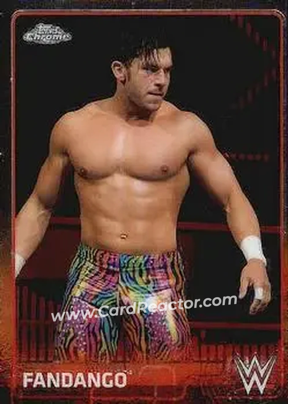 2015 Topps Chrome WWE #29 - Fandango - Front