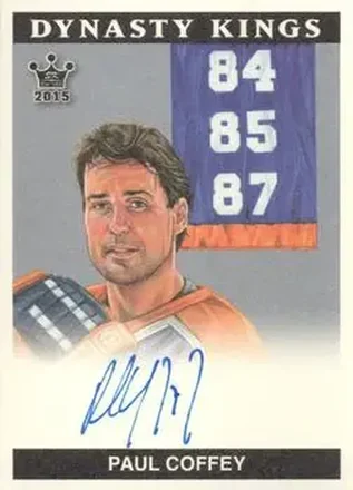 2015 Leaf Sportkings - Dynasty Kings Signatures #DKS-PC1 - Paul Coffey