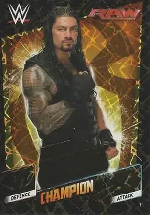 2015 Topps Slam Attax WWE: Then Now & Forever #1 - Roman Reigns