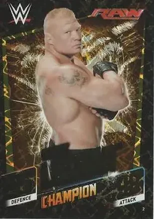 2015 Topps Slam Attax WWE: Then Now & Forever #2 - Brock Lesnar