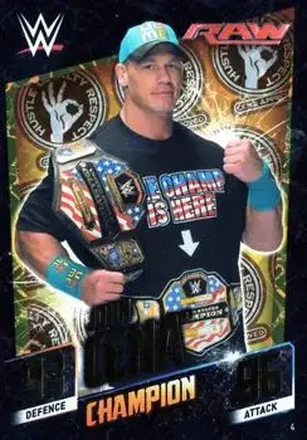 2015 Topps Slam Attax WWE: Then Now & Forever #4 - John Cena