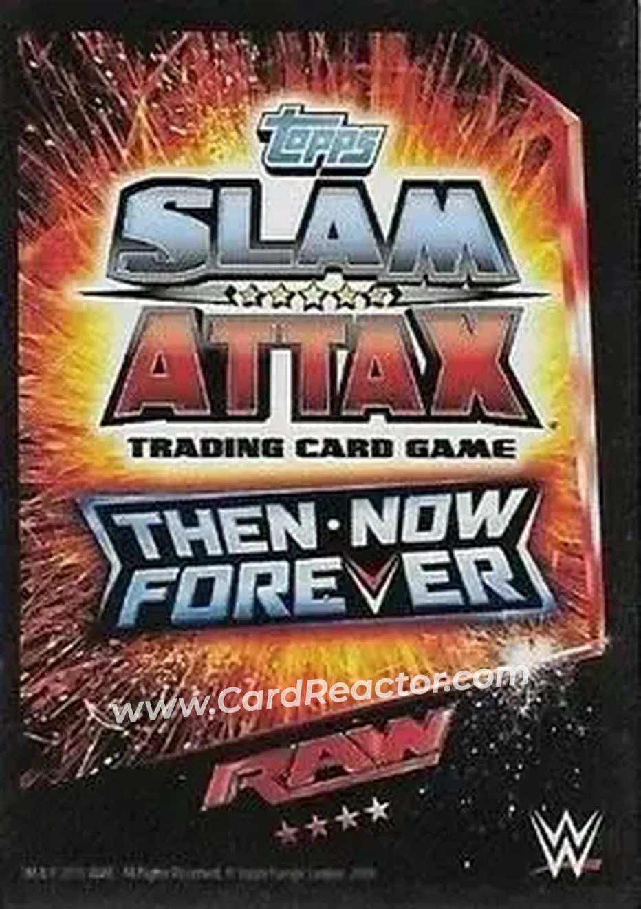 2015 Topps Slam Attax WWE: Then Now & Forever #6 - Nikki Bella - Back