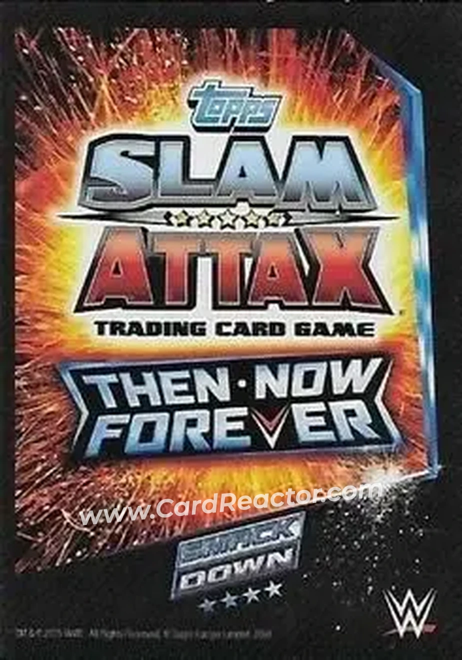 2015 Topps Slam Attax WWE: Then Now & Forever #7 - Bad News Barrett - Back