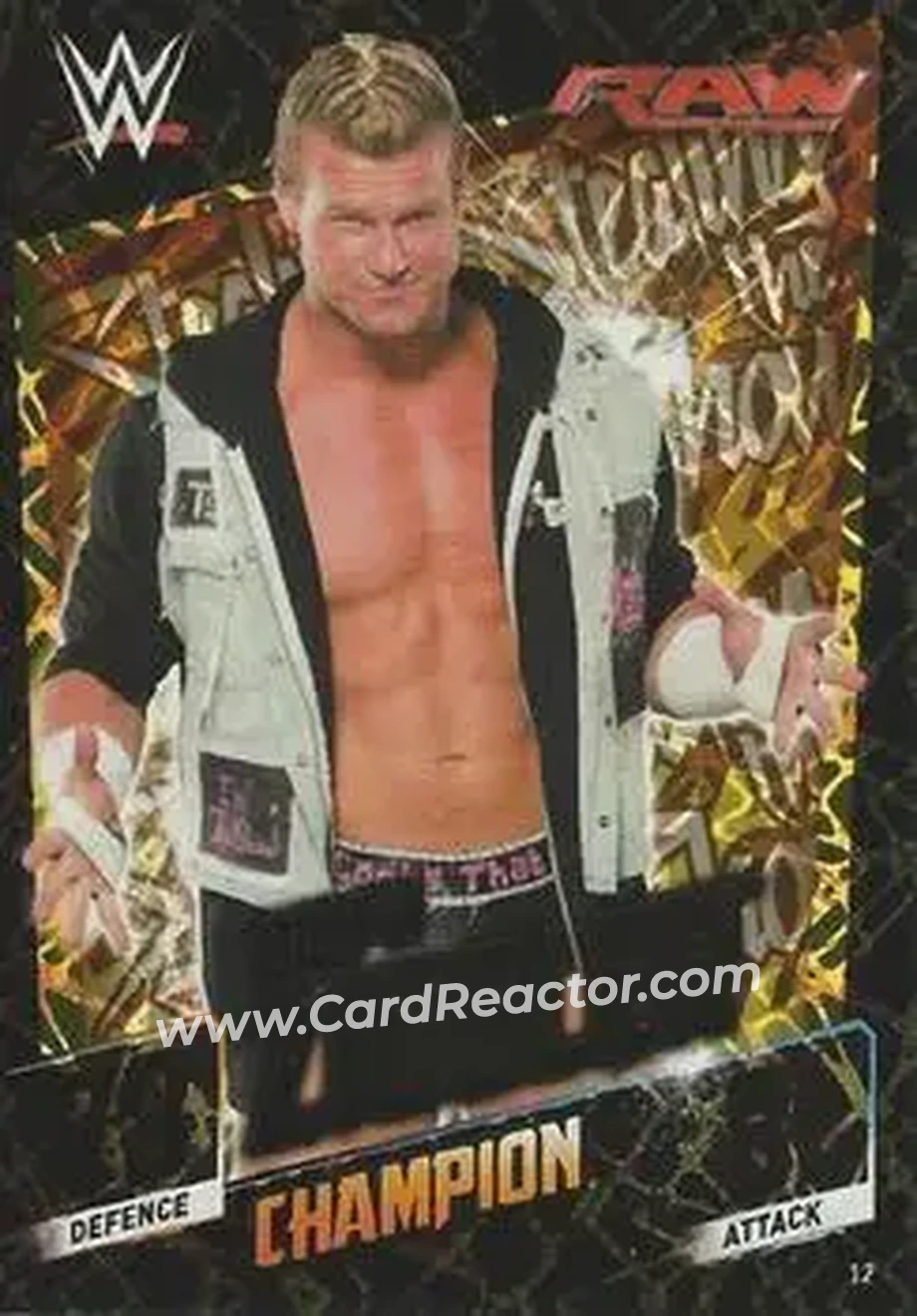 2015 Topps Slam Attax WWE: Then Now & Forever #12 - Dolph Ziggler - Front