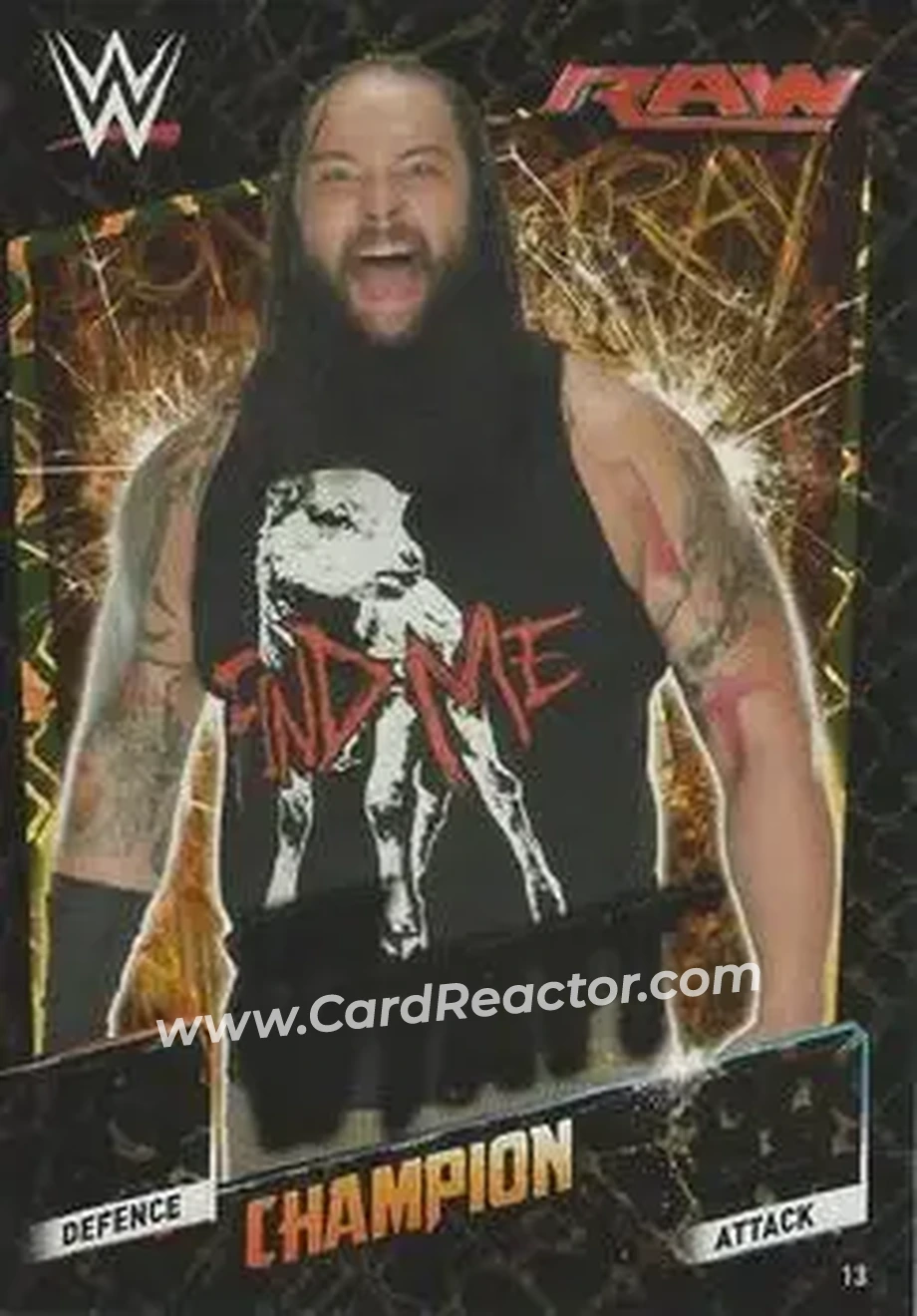 2015 Topps Slam Attax WWE: Then Now & Forever #13 - "The Fiend" Bray Wyatt - Front