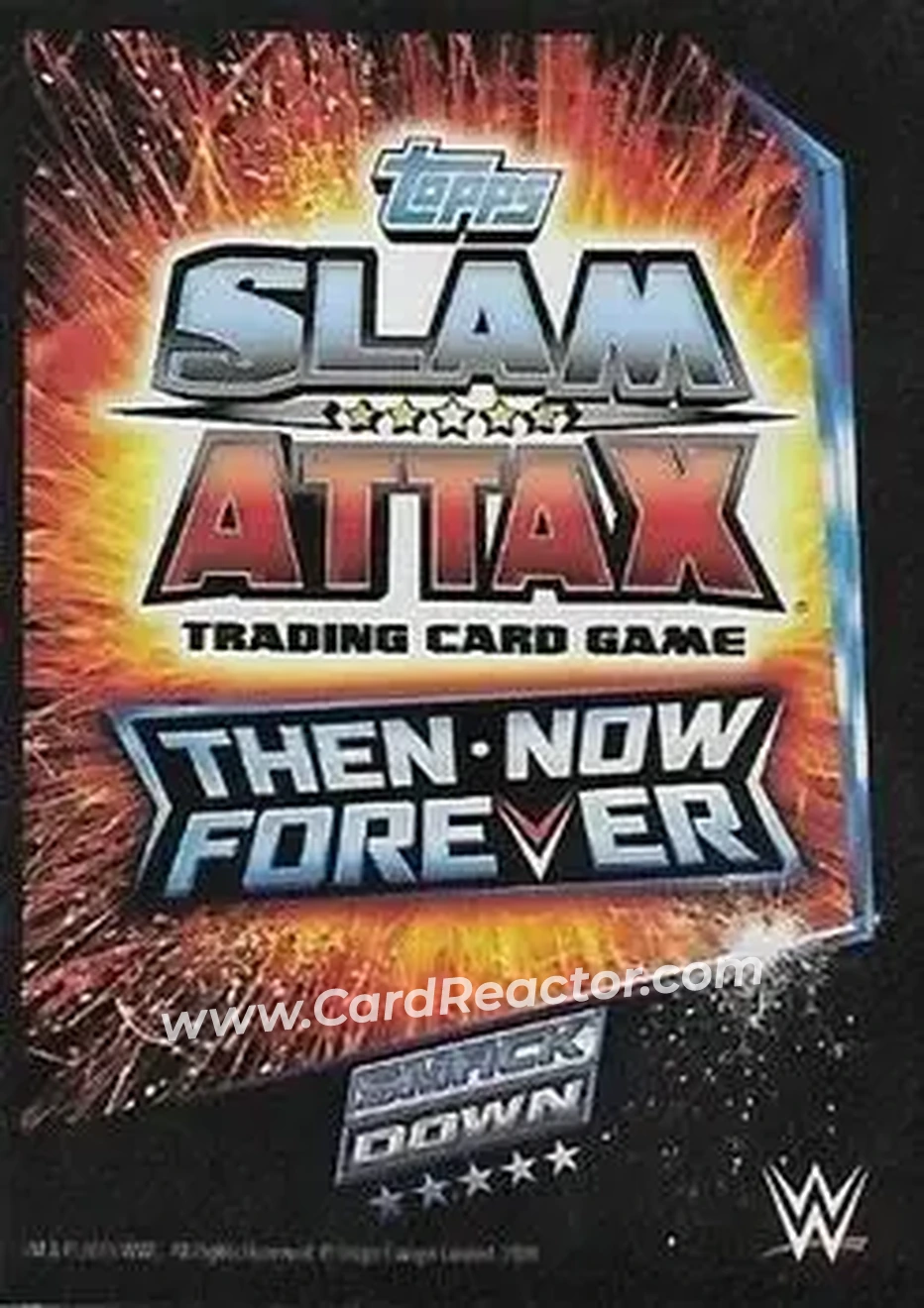 2015 Topps Slam Attax WWE: Then Now & Forever #14 - Sheamus - Back