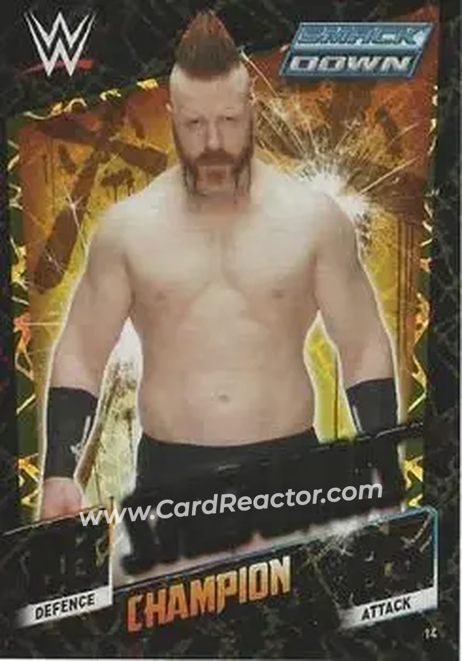 2015 Topps Slam Attax WWE: Then Now & Forever #14 - Sheamus - Front