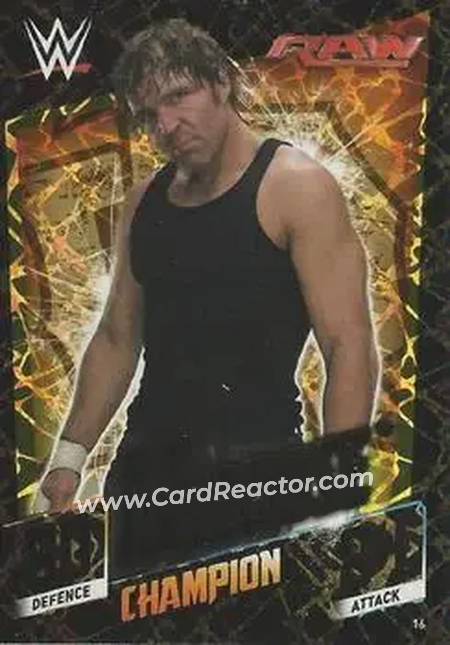 2015 Topps Slam Attax WWE: Then Now & Forever #16 - Jon Moxley - Front