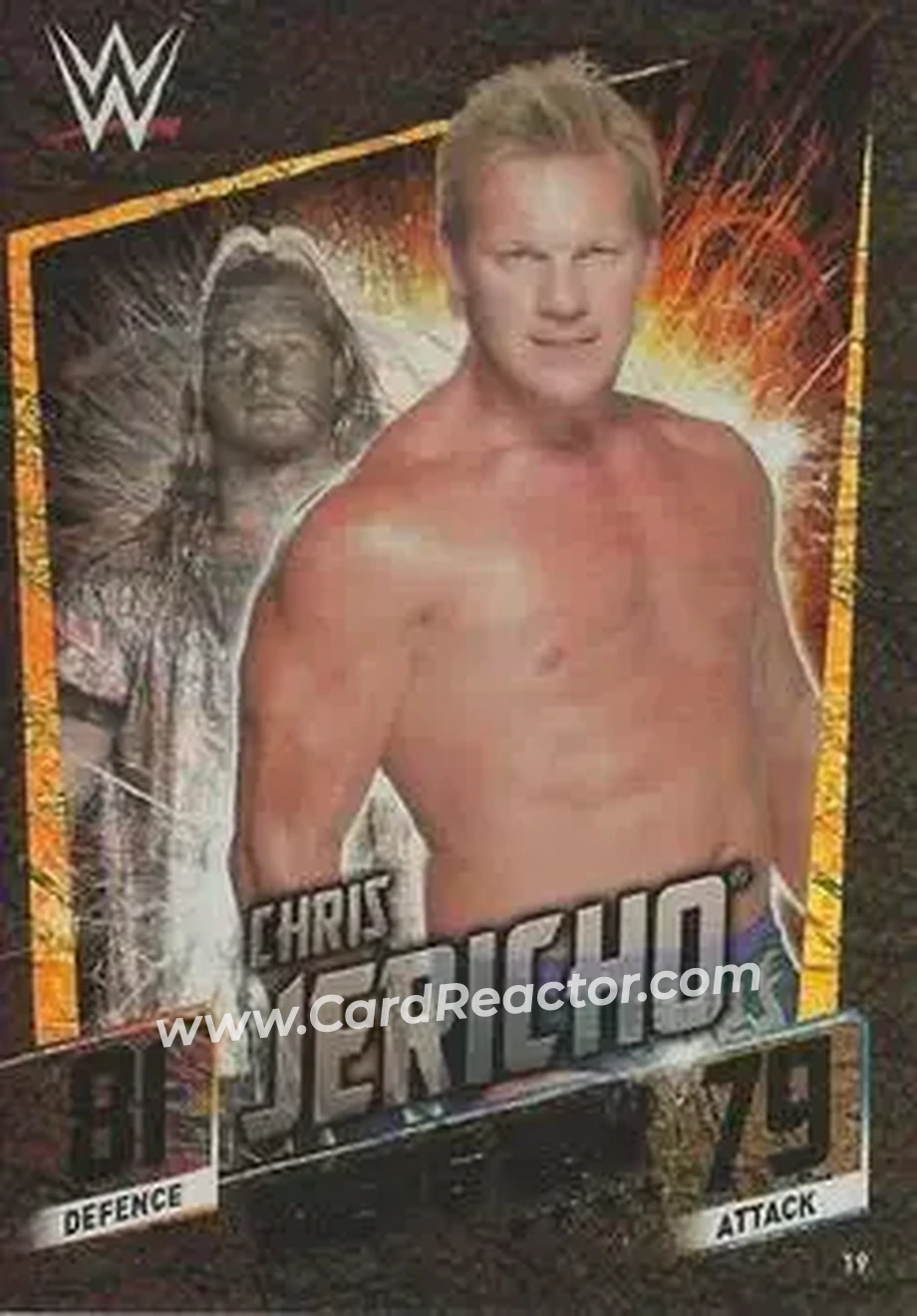 2015 Topps Slam Attax WWE: Then Now & Forever #19 - Chris Jericho - Front