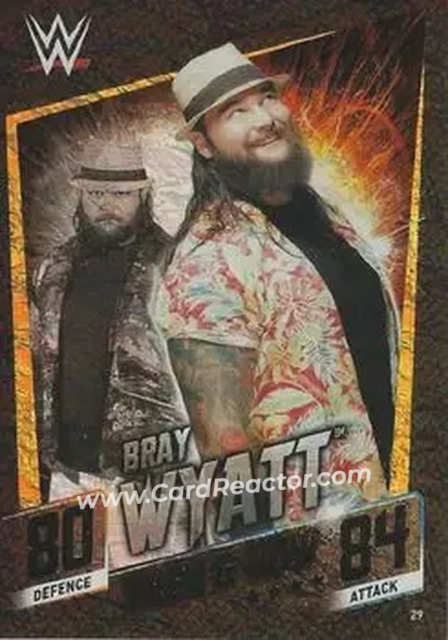 2015 Topps Slam Attax WWE: Then Now & Forever #29 - "The Fiend" Bray Wyatt - Front