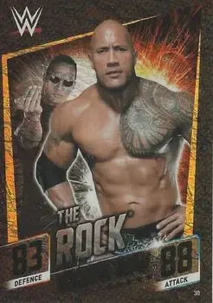 2015 Topps Slam Attax WWE: Then Now & Forever #30 - The Rock