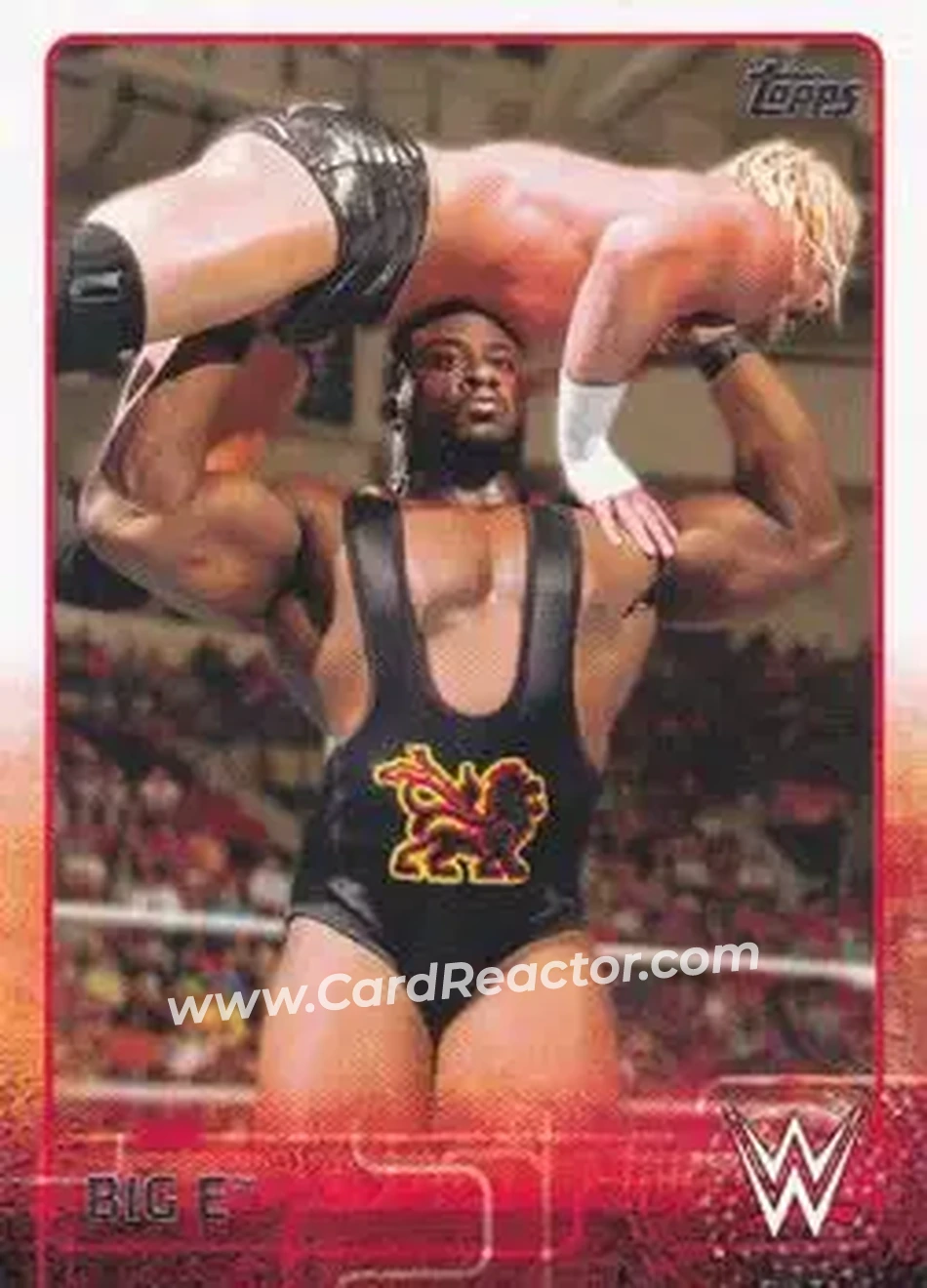2015 Topps WWE #7 - Big E - Front