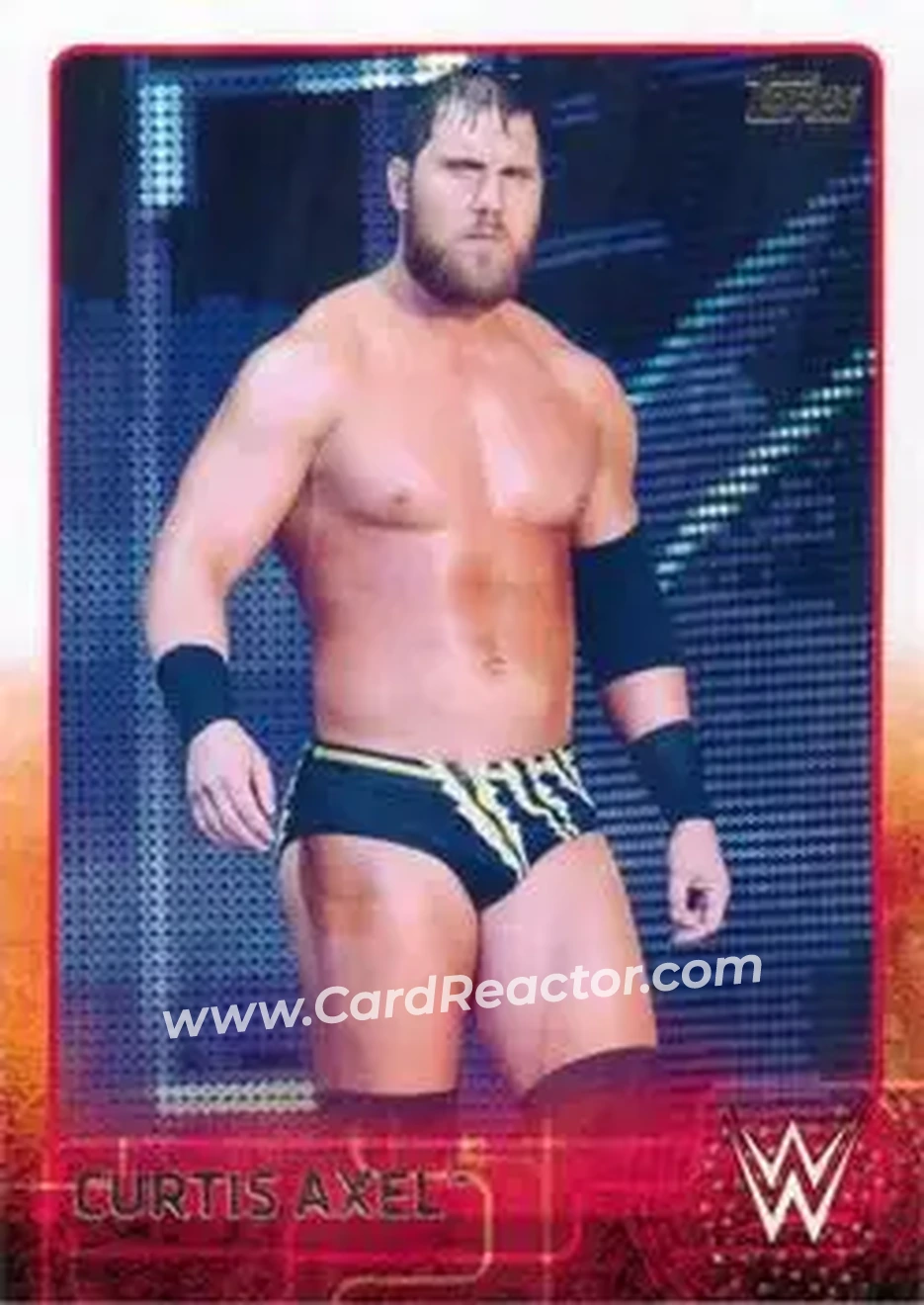 2015 Topps WWE #19 - Curtis Axel - Front