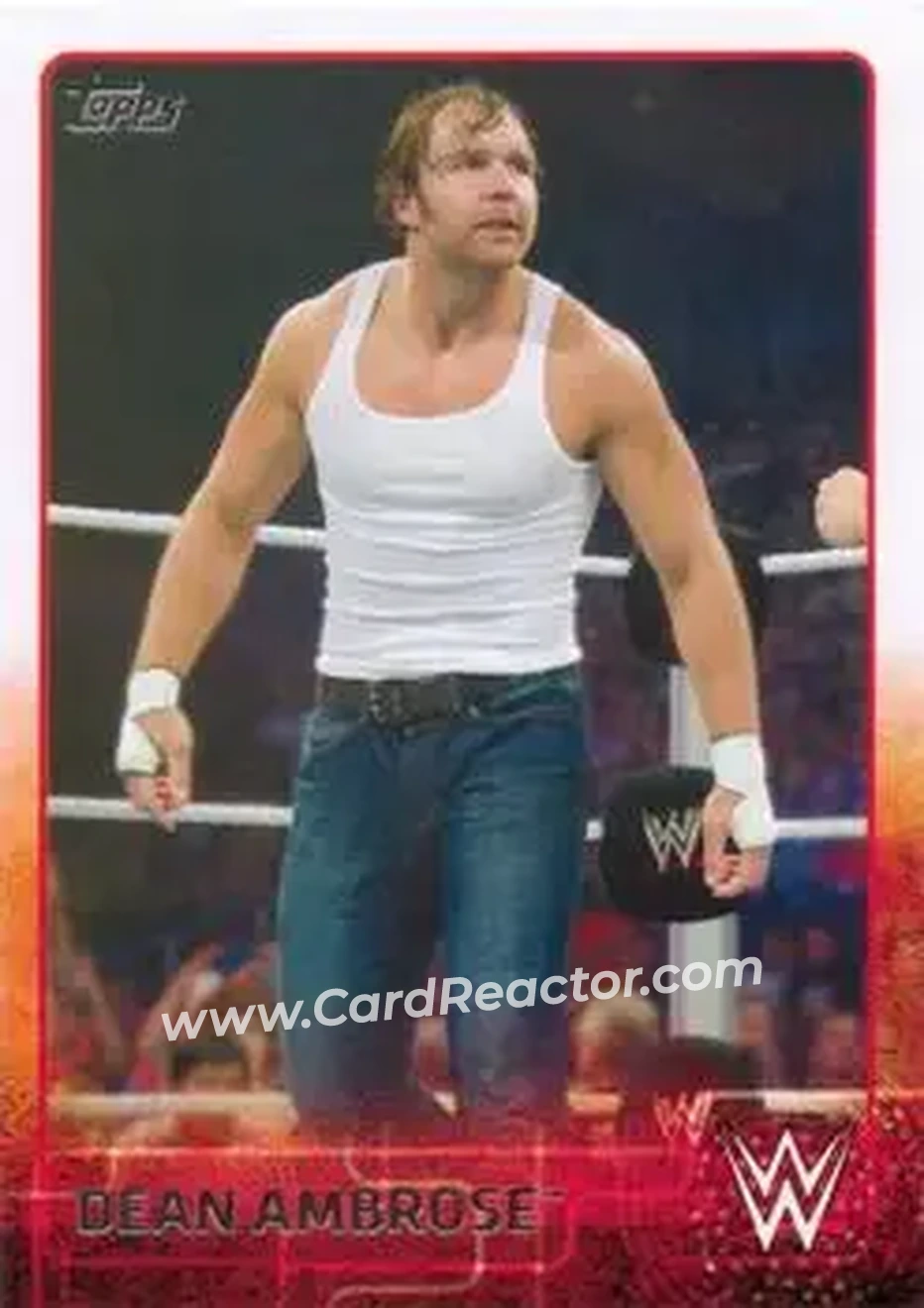 2015 Topps WWE #24 - Jon Moxley - Front