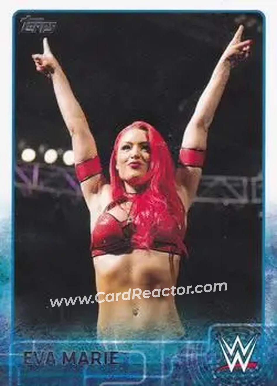 2015 Topps WWE #30 - Eva Marie - Front
