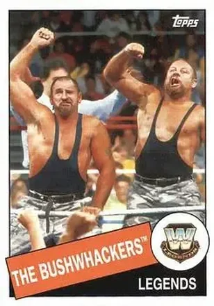 2015 Topps WWE Heritage #9 - The Bushwhackers (Butch & Luke)