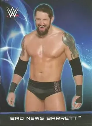 2015 Topps WWE Ringside Relic Dog Tags Inserts #2 - Bad News Barrett